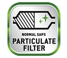 Symbol: Low Saps and Normal Saps - Particulate filtr