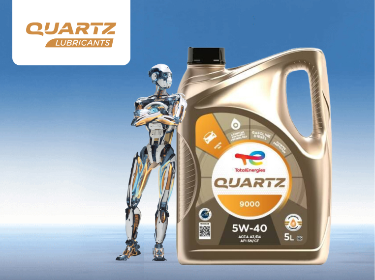 robot Quartz, motorový olej, olej Quartz