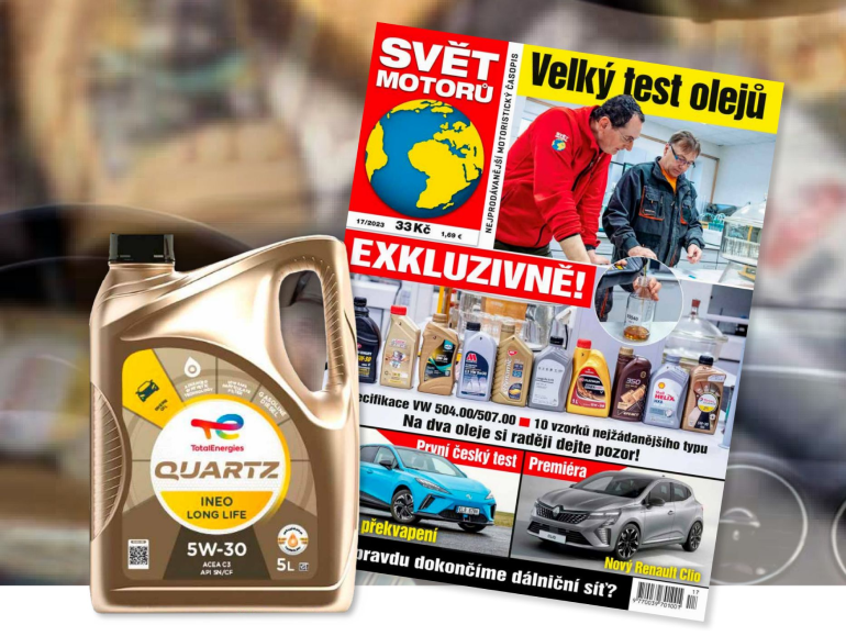 Svět motorů, test olejů, koncern Volkswagen, Quartz Ineo Long Life 5W-30 vítěz testu olejů