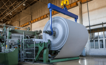 papírenský stroj, výroba papíru, papírenský a celulózový průmysl, maziva, kapaliny, oleje, TotalEnergies